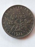 Francja 5 Frankow 1973 r