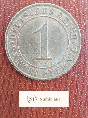 Niemcy 1 Pfennig 1923 A r