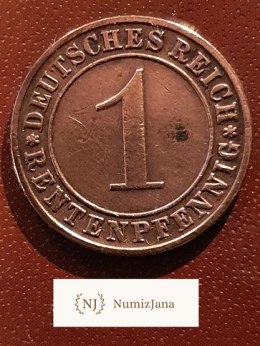 Niemcy 1 Pfennig 1924 A r