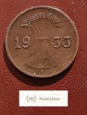 Niemcy 1 Pfennig 1933 A r