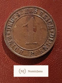 Niemcy 1 Pfennig 1934 F r
