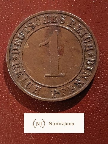 Niemcy 1 Pfennig 1934 F r