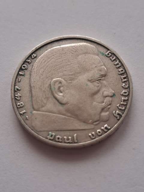 Niemcy 2 Marki Hindenburg 1938 r A