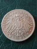 Niemcy 2 Marki Bayern 1891 r rzadka