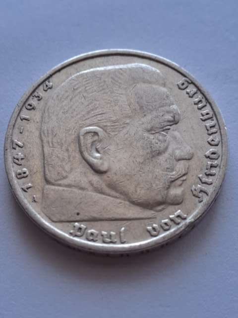 Niemcy 5 Marek Hindenburg 1936 r A