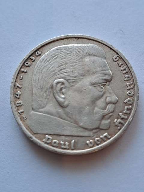 Niemcy 5 Marek Hindenburg 1936 r F
