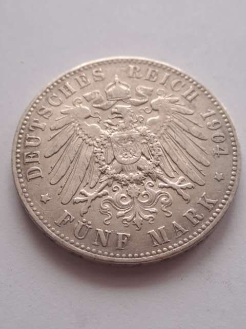 Niemcy 5 Marek Prusy 1904 r