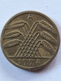 Niemcy 5 Pfennig 1924 r Litera A