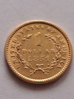 USA 1 dolar Liberty Head 1851 r