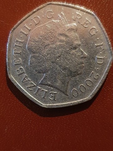 Wielka Brytania 50 Pence 2000 r