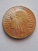 10 zł Głowa Kobiety 1932 r znak