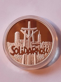 100 tyś Solidarność mała gruba 1990 r