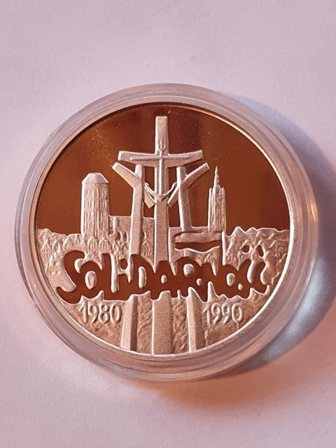 100 tyś Solidarność mała gruba 1990 r