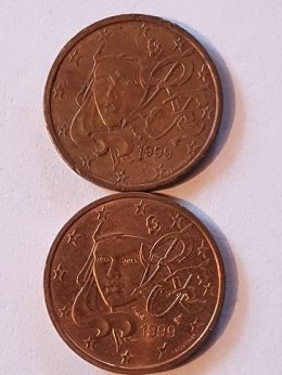 2 Eurocent Lot 2 szt