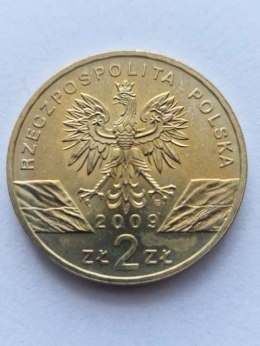 2 zł Jaszczurka Zielona 2009 r