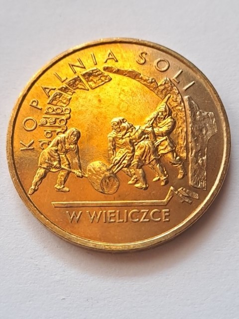 2 zł Kopalnia Soli w Wieliczce 2001