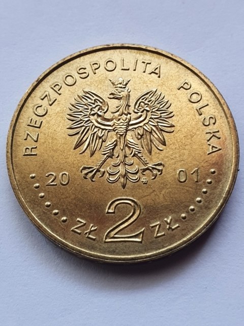 2 zł Szlak Bursztynowy 2001 r