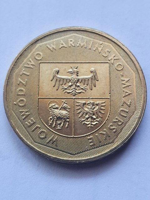 2 zł Wojewódżtwo Warmińsko Mazurskie 2005 r