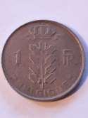 Belgia 1 Frank 1967 r