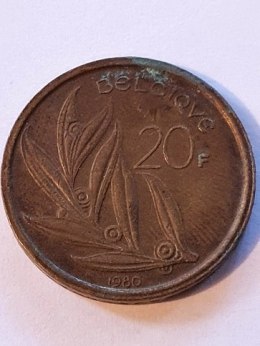 Belgia 20 Franków 1980 r