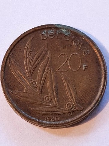Belgia 20 Franków 1980 r