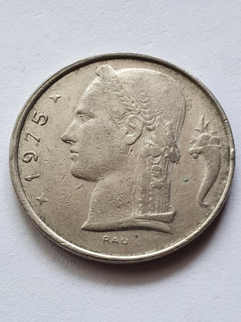 Belgia 5 Franków 1975 r