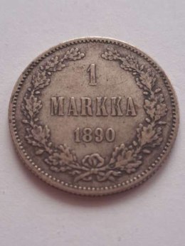 Finlandia 1 Markka Aleksander II1890 r