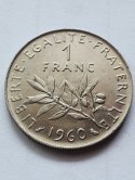 Francja 1 Frank 1960 r
