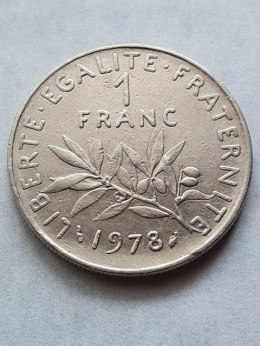 Francja 1 Frank 1978 r