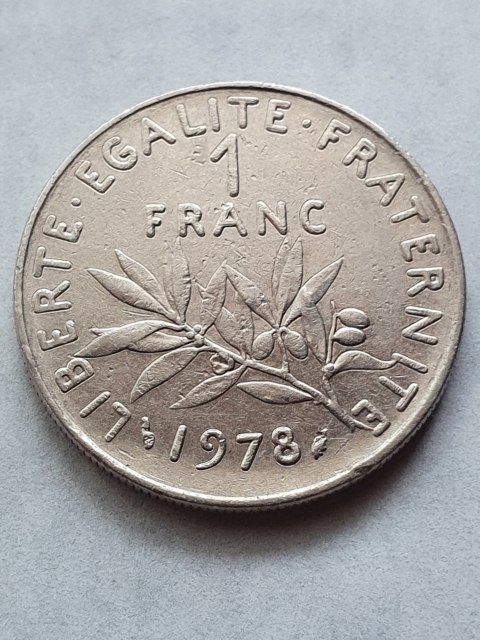 Francja 1 Frank 1978 r