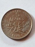 Francja 5 Franków 1970 r