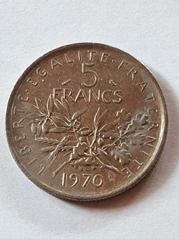 Francja 5 Franków 1970 r