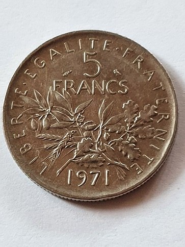 Francja 5 Franków 1971 r