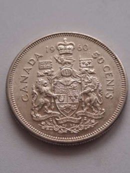 Kanada 50 centów Elżbieta II 1960 r