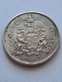 Kanada 50 centów Elżbieta II 1966 r