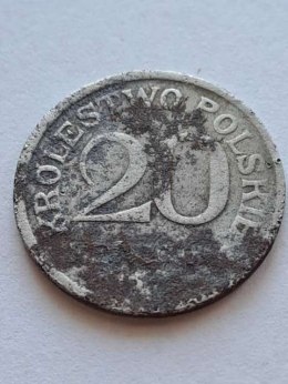Królestwo Polskie 20 Fenigów 1918 r