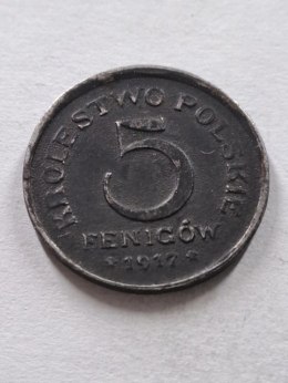 Królestwo Polskie 5 Fenigów 1917 r