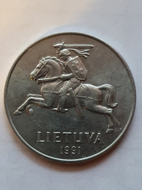Litwa 5 Centai 1991 r