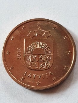 Łotwa 5 Eurocent 2014 r