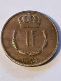 Luksemburg 1 Frank 1968 r