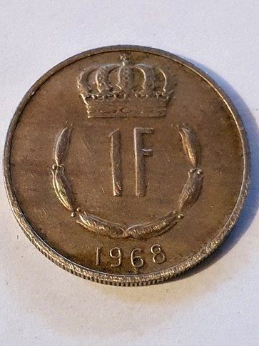Luksemburg 1 Frank 1968 r
