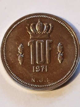 Luksemburg 10 Franków 1971 r