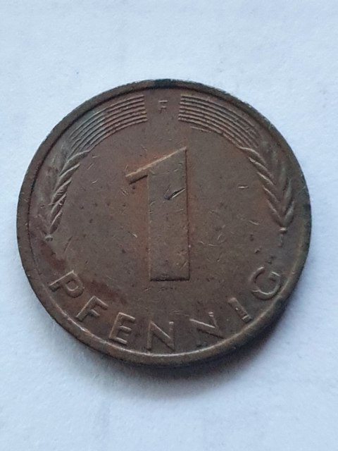 Niemcy 1 Pfenning 1976 r F