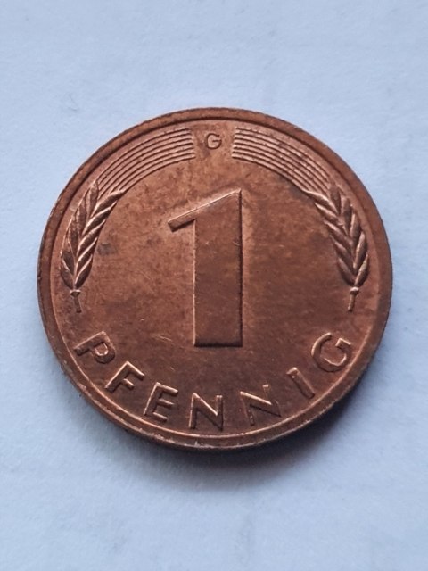 Niemcy 1 Pfenning 1991 r G