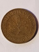 Niemcy 10 Pfennig 1980 r Litera G
