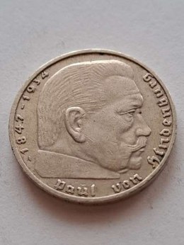 Niemcy 2 Marki Hindenburg 1938 r A