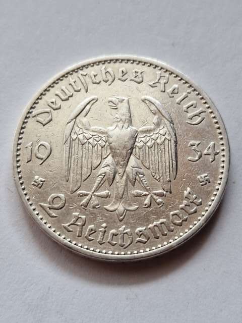 Niemcy 2 Marki Kościół 1934 r A