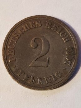 Niemcy 2 Pfennig 1907 r A