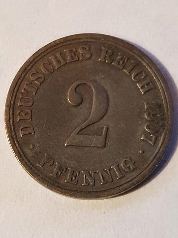 Niemcy 2 Pfennig 1907 r A