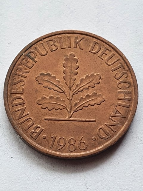 Niemcy 2 Pfenningi 1986 r J